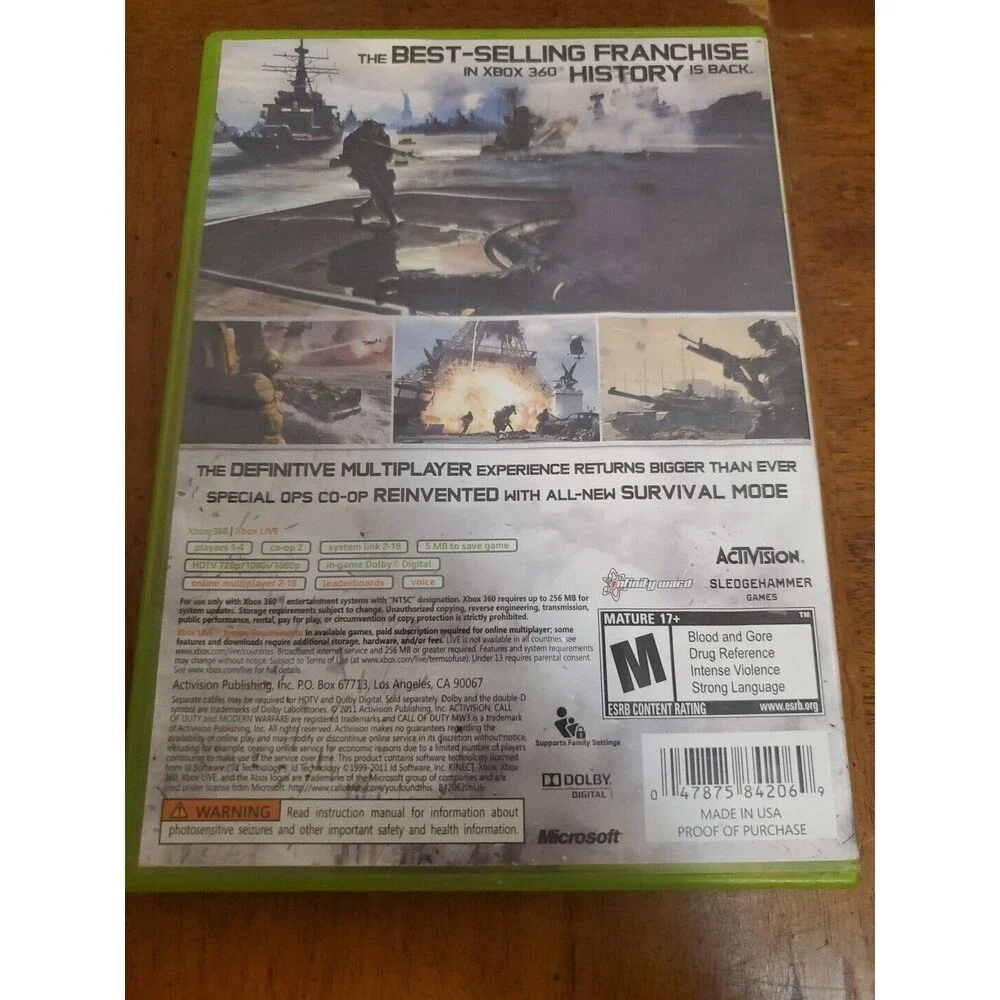 Call of Duty: Modern Warfare 3 - Microsoft Xbox 360 With Manual